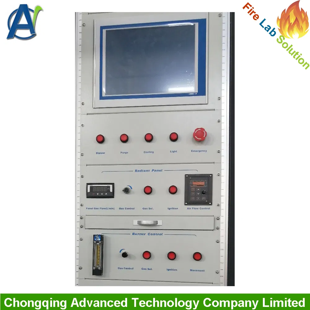 ASTM E648 आईएसओ 9239-1 फर्श सामग्री के लिए फ्लोरिंग रेडिएंट पैनल परीक्षण उपकरण 2