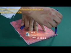 कपड़ा ऊर्ध्वाधर लौ परीक्षक सुरक्षात्मक कपड़े एलसीडी डिस्प्ले 36kg