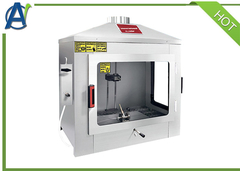 एकल लौ स्रोत परीक्षण ज्वलनशीलता परीक्षण उपकरण EN ISO 11925-2 और DIN 53438