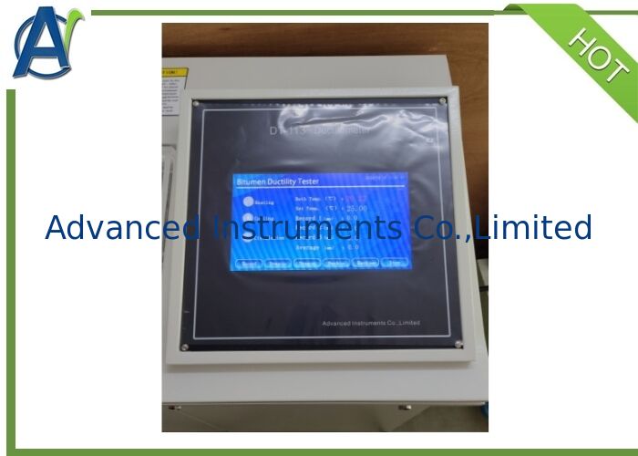 ASTM D113 Automatic Bitumen Ductility Test Machine (Industrial Control) for Highway Engineering