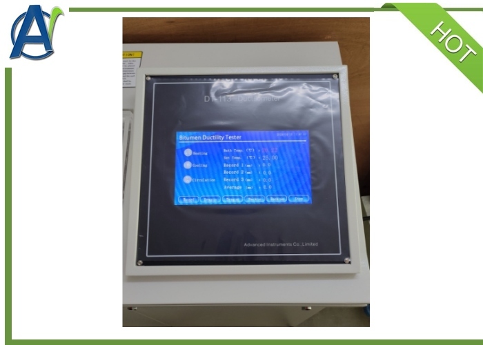 ASTM D113 Automatic Bitumen Ductility Test Machine (Industrial Control) for Highway Engineering