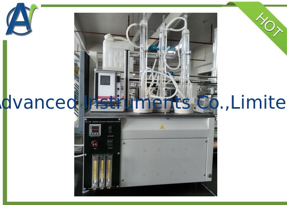 ASTM D1384 ग्लासवेयर में इंजन शीतल पदार्थों के लिए संक्षारण विश्लेषक
