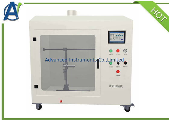 स्टेनलेस स्टील सुई बर्नर के साथ IEC60695 सुई लौ परीक्षण उपकरण